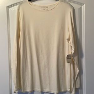 NEW Coldwater Creek Cream Tee